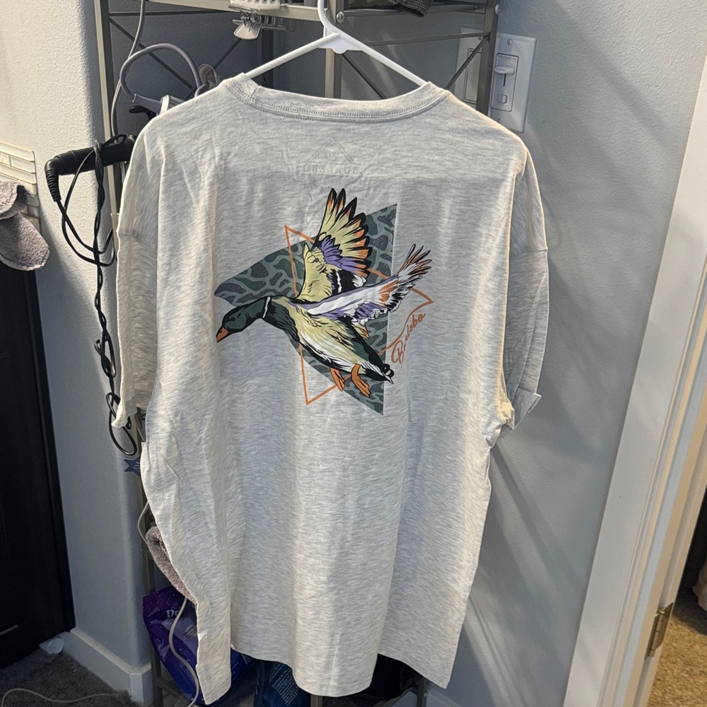 BURLEBO Light Gray Men's Short Sleeve Tee - Picture 2 of 2
